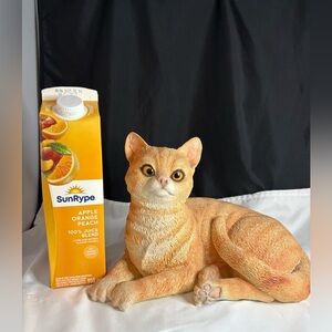 Crissy the resin tabby cat